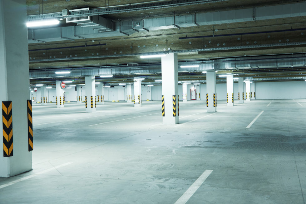 Underground parking garage